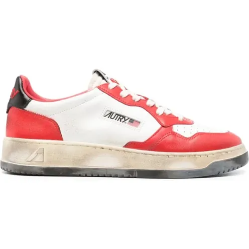 Sneakers Red , male, Sizes: 9 UK, 8 UK, 10 UK, 11 UK, 6 UK, 7 UK - Autry - Modalova