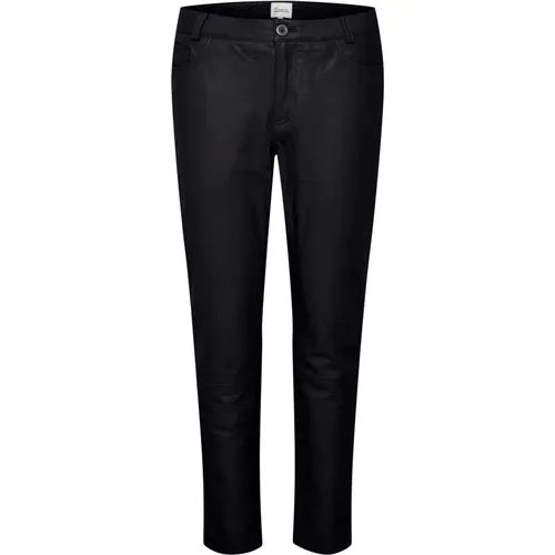 THE Leather Pant trousers , female, Sizes: S, M, 3XL, L, XL, 2XL, XS - My Essential Wardrobe - Modalova