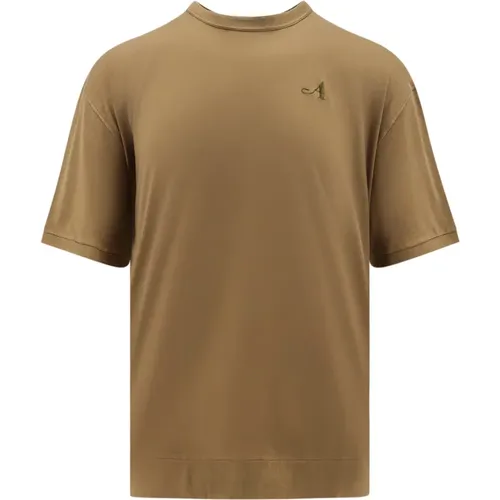 Crew-Neck T-Shirt , male, Sizes: L, M, XL - Ten C - Modalova