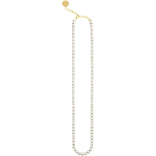 Perlenkette Lang Gold Italien , Damen, Größe: ONE Size - Vanessa Baroni - Modalova
