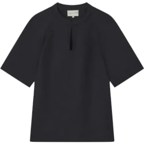 Zeus Silk Button-Down Shirt , female, Sizes: M, L - Loulou Studio - Modalova