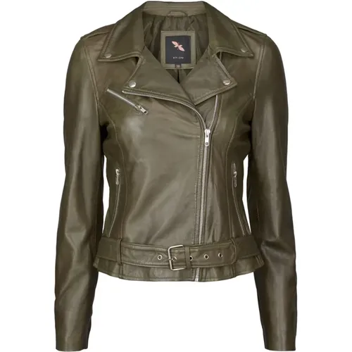 Stylische Bikerjacke 10575 , Damen, Größe: XS - BTFCPH - Modalova