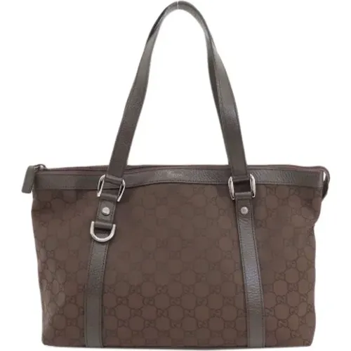 Pre-owned Canvas totes , female, Sizes: ONE SIZE - Gucci Vintage - Modalova