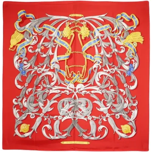 Pre-owned Silk scarves , female, Sizes: ONE SIZE - Hermès Vintage - Modalova