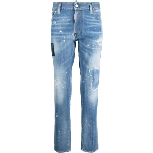 Straight Leg Jeans , Herren, Größe: M - Dsquared2 - Modalova