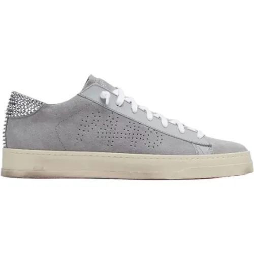 Light Grey Suede Jack Sneakers , female, Sizes: 7 UK, 8 UK, 3 UK, 4 UK, 5 UK, 6 UK - P448 - Modalova