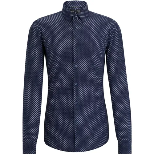 Slim Fit Polyamide Elastane Shirt , male, Sizes: L - Hugo Boss - Modalova