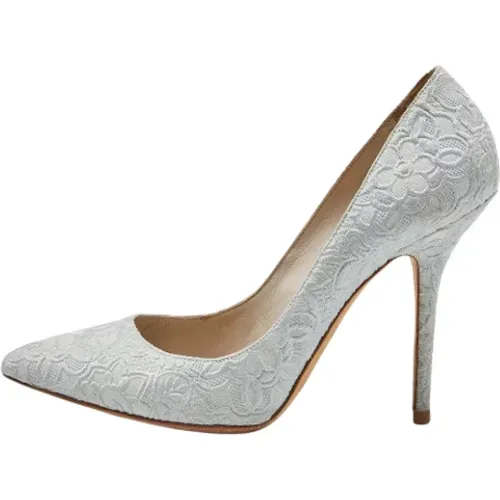 Pre-owned Fabric heels , female, Sizes: 7 UK - Dolce & Gabbana Pre-owned - Modalova