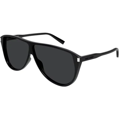 Schwarze Sonnenbrille SL 731 - Saint Laurent - Modalova