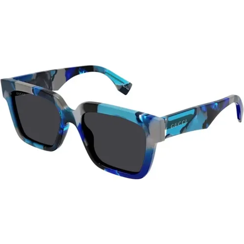 Blau Graue Sonnenbrille Gg1626S - Gucci - Modalova