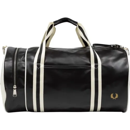 Barrel Gym bag , male, Sizes: ONE SIZE - Fred Perry - Modalova