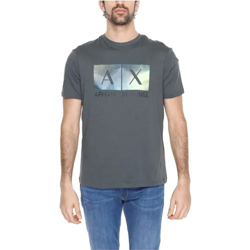 T-Shirts , male, Sizes: XL, 2XL, S, L, M, XS - Armani Exchange - Modalova
