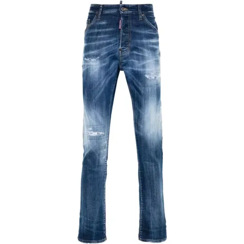 Blaue Stretch-Denim-Jeans Dsquared2 - Dsquared2 - Modalova