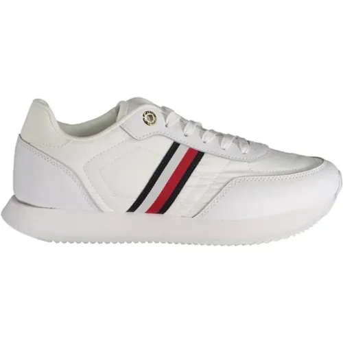 Sneakers with Contrast Details and Logo , female, Sizes: 8 UK, 4 UK, 5 UK, 7 UK, 6 UK, 3 UK - Tommy Hilfiger - Modalova