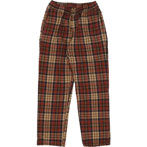 Flannel Tapered Pant in Taupe/Henna , male, Sizes: S, L - Vans - Modalova