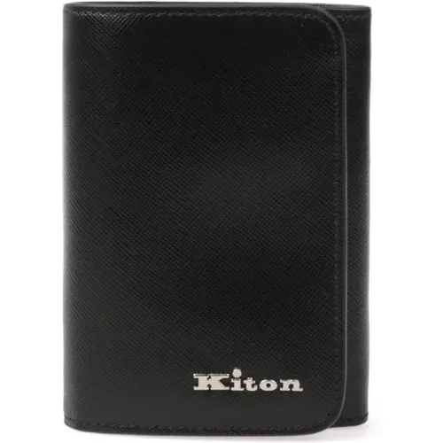 Mens Wallet , male, Sizes: ONE SIZE - Kiton - Modalova