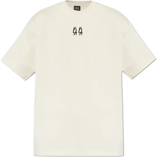 T-Shirt mit Logo , Herren, Größe: XL - 44 Label Group - Modalova