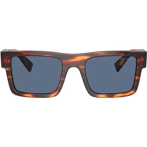 Quadratische Acetat-Sonnenbrille in Braun Schildpatt,Quadratische Acetat Sonnenbrille Braun Schildpatt - Prada - Modalova