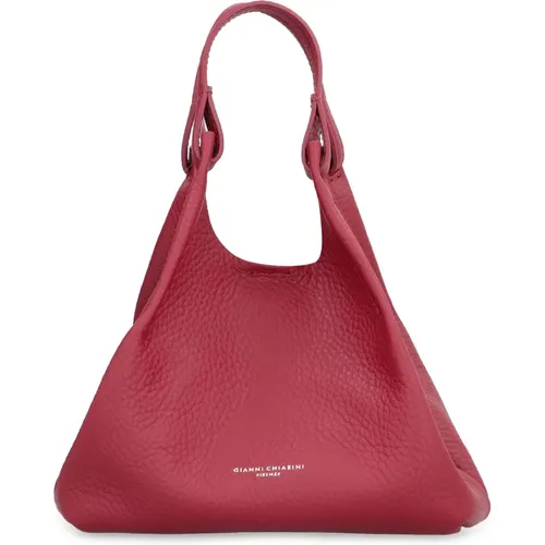 Lederhandtasche mit Abnehmbarer Clutch , Damen, Größe: ONE Size - Gianni Chiarini - Modalova