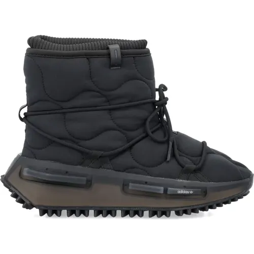 Stylish Winter High Top Boots , female, Sizes: 5 1/2 UK, 6 1/2 UK, 6 UK, 7 1/2 UK, 8 UK, 8 1/2 UK - adidas Originals - Modalova
