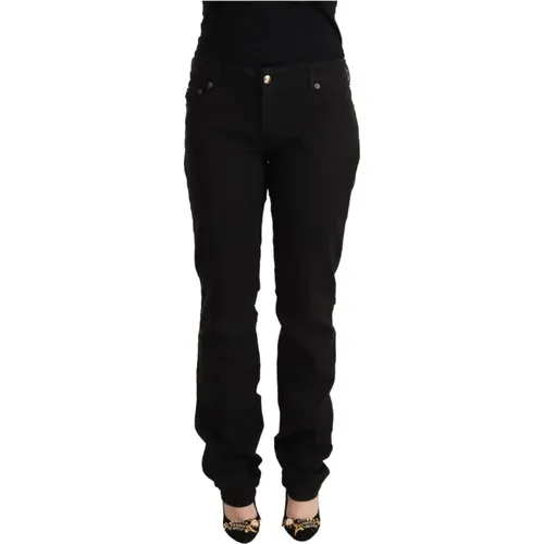 Mid Waist Denim Cotton Skinny Jeans , female, Sizes: 3XS - Just Cavalli - Modalova