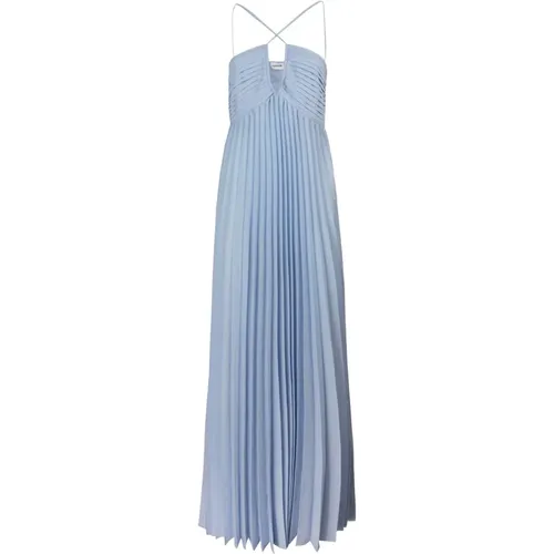 Pleated Maxi Dress Clear , female, Sizes: M, S - P.a.r.o.s.h. - Modalova