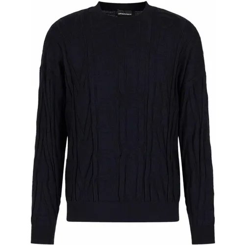 Herbst/Winter 2023/2024 Wollpullover , Herren, Größe: 3XL - Emporio Armani - Modalova