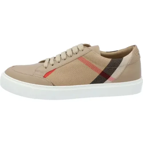 Leather sneakers , female, Sizes: 6 UK - Burberry - Modalova