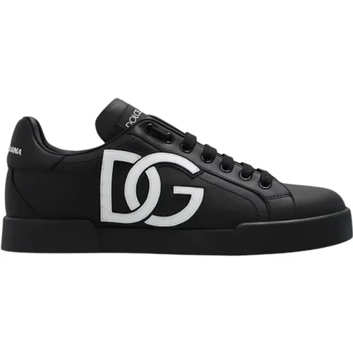 Schwarze Portofino Sneakers von Dolce Gabbana , Damen, Größe: 36 EU - Dolce & Gabbana - Modalova