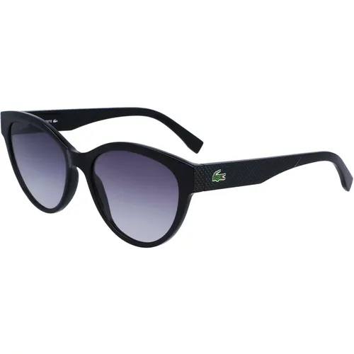 Schwarz/Grau Blau Getönte Sonnenbrille,Sonnenbrille - Lacoste - Modalova