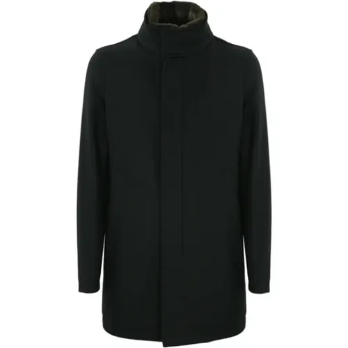 Wool Blend Coat , male, Sizes: 2XL, XL, L, M, S - Herno - Modalova