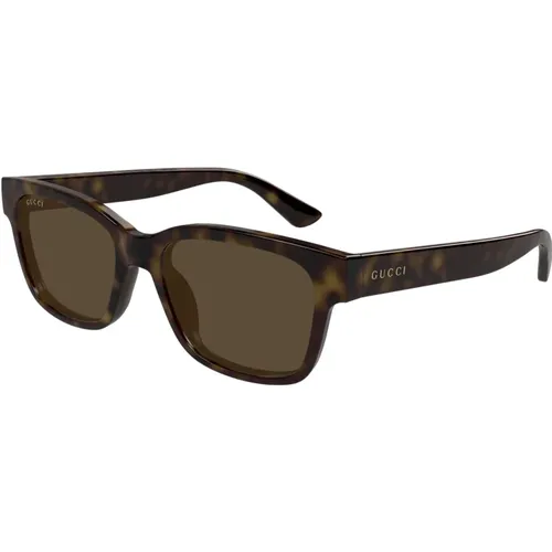 Stilvolle Sonnenbrille in Schwarz , Herren, Größe: 54 MM - Gucci - Modalova