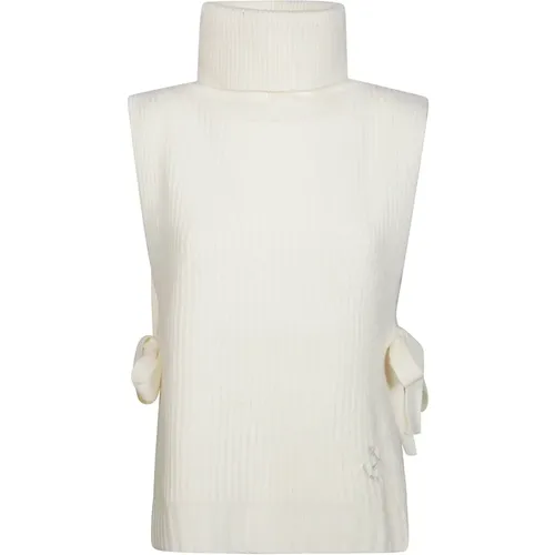 High-neck wool body warmer , female, Sizes: ONE SIZE - Golden Goose - Modalova