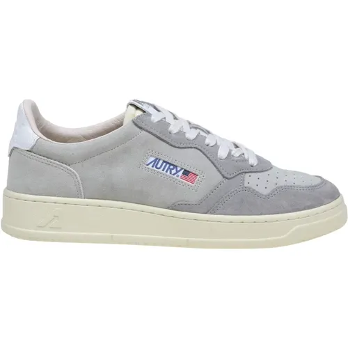Men's Shoes Sneakers Grey/cream Ss24 , male, Sizes: 9 UK - Autry - Modalova