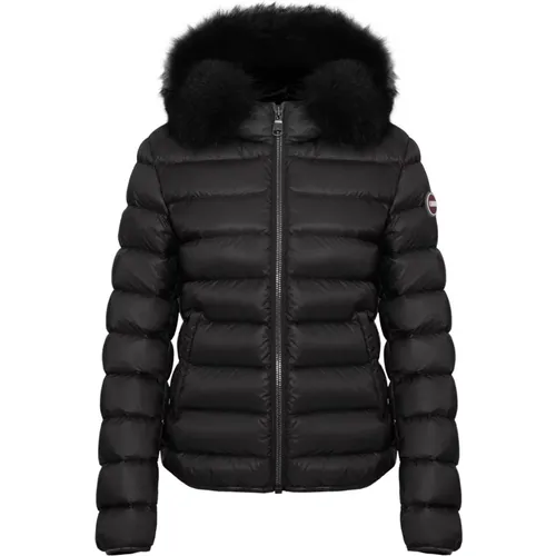 Stilvolle Schwarze Jacke , Damen, Größe: M - Colmar - Modalova