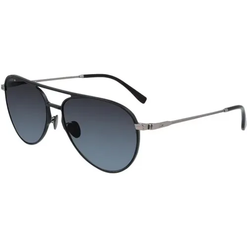 Schwarze Rahmen Damen Sonnenbrille - Lacoste - Modalova