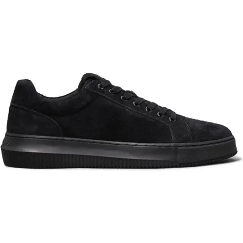 Schwarze Ledersneakers - Baskets - Calvin Klein - Modalova