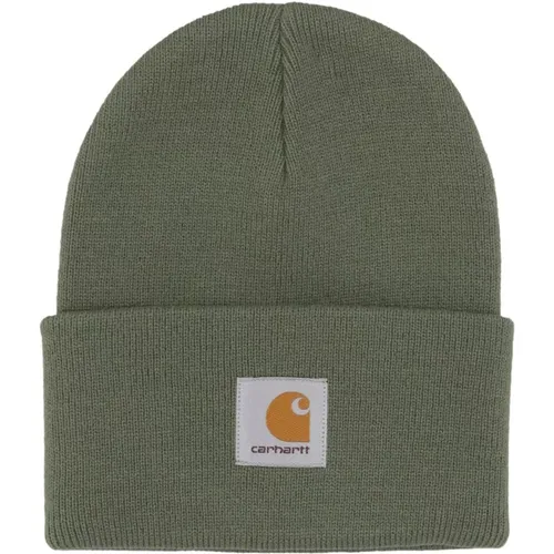 Grüne Acryl Uhrmütze Beanie - Carhartt WIP - Modalova