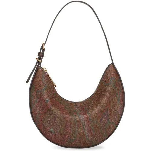 Braune Essential Hobo Tasche Etro - ETRO - Modalova