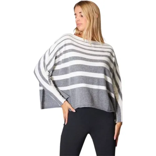 Striped Cashmere Sweater , female, Sizes: S - Liviana Conti - Modalova