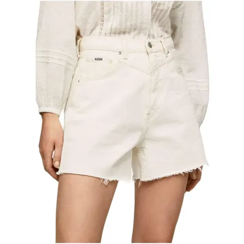 Short Shorts , female, Sizes: W28, W26, W25, W27, W30, W29 - Pepe Jeans - Modalova