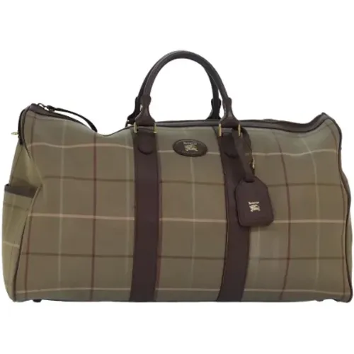 Pre-owned Canvas travel-bags , female, Sizes: ONE SIZE - Burberry Vintage - Modalova