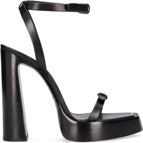 Stilvolle Sandalen für den Sommer , Damen, Größe: 38 EU - Saint Laurent - Modalova