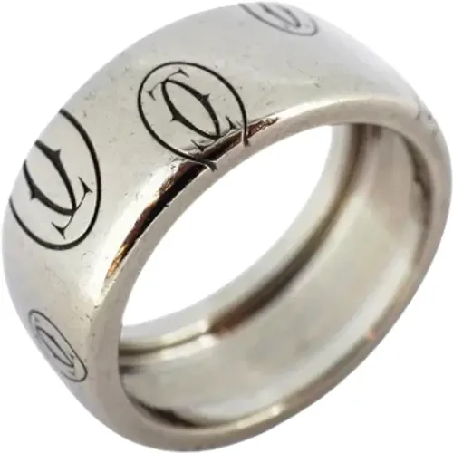 Pre-owned White Gold rings , female, Sizes: ONE SIZE - Cartier Vintage - Modalova