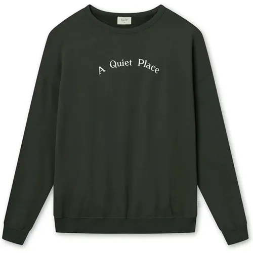 Cotton Hoodless Sweatshirt , male, Sizes: S, L, XL - Forét - Modalova