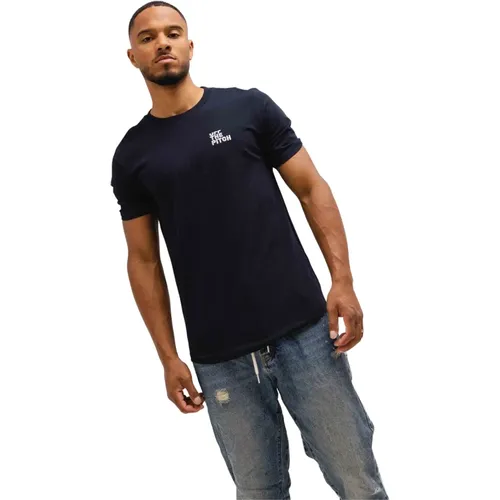 Slim Fit T-Shirt Herren Dunkelblau , Herren, Größe: 2XL - Off The Pitch - Modalova