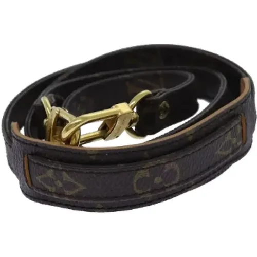 Pre-owned Canvas belts , female, Sizes: ONE SIZE - Louis Vuitton Vintage - Modalova