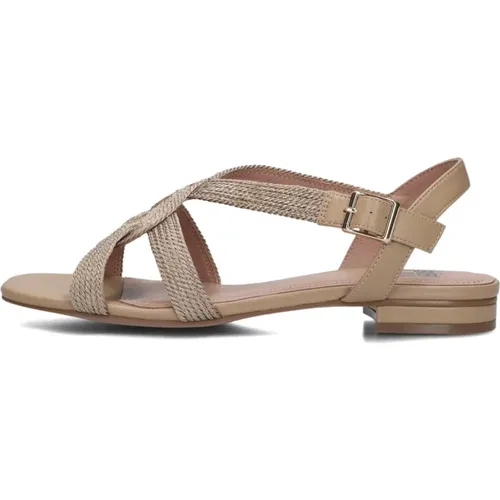 Beige Geflochtene Seilsandalen,Graue Sandalen für Stilvolle Sommertage - Bibi Lou - Modalova