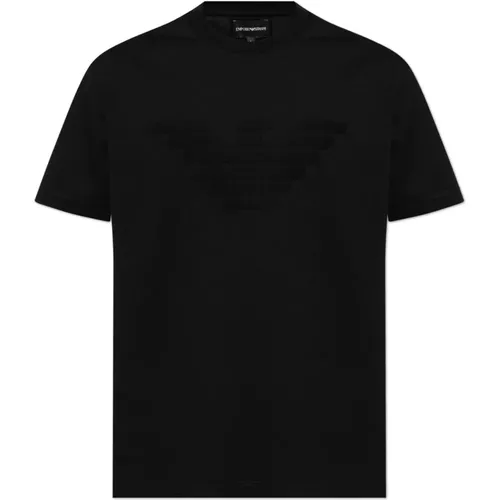 T-Shirt mit Logo , Herren, Größe: 2XL - Emporio Armani - Modalova