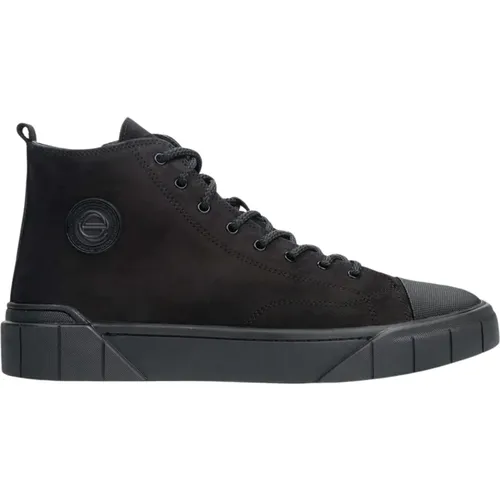 Herren Schwarze High-Top Winter Sneakers Er00112051 - Estro - Modalova